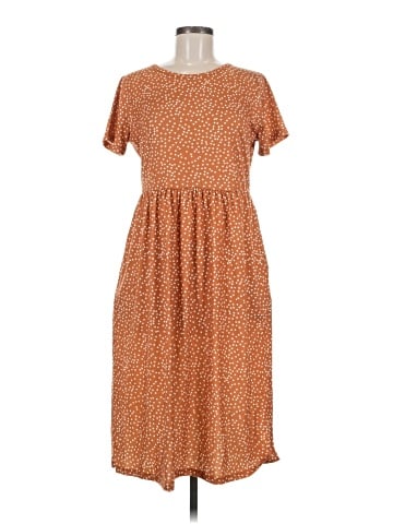 Tickled Teal Casual Dress (view 1)