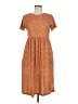 Tickled Teal Orange Casual Dress Size M - photo 1