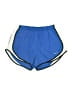 Nike 100% Polyester Color Block Blue Athletic Shorts Size M - photo 1