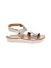 Korks 100% Leather Silver Sandals Size 9 - photo 1