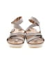 Korks 100% Leather Silver Sandals Size 9 - photo 2