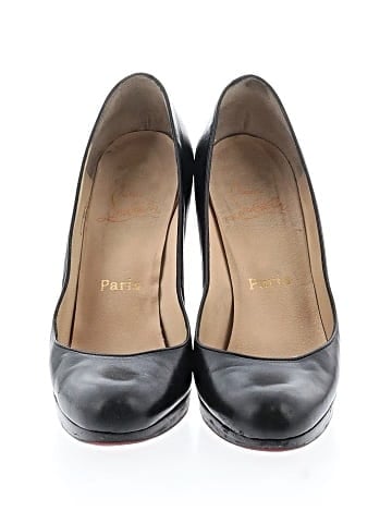 Christian Louboutin Leather Ron Ron 100 Pumps (view 2)