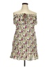 Unbranded Floral White Casual Dress Size S (estimated) - photo 1