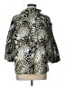 Laura Max Animal Print Silver Raincoat Size L - photo 1