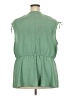 Lane Bryant 100% Polyester Green Sleeveless Blouse Size 22/24 - photo 2