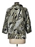 Laura Max Animal Print Silver Raincoat Size L - photo 2