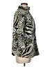 Laura Max Animal Print Silver Raincoat Size L - photo 4