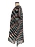 Kona Sol 100% Polyester Stripes Black Short Sleeve Blouse Size M - photo 5