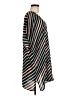 Kona Sol 100% Polyester Stripes Black Short Sleeve Blouse Size M - photo 4