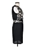 ALLSAINTS 100% Silk Graphic Black Cocktail Dress Size 2 - photo 4