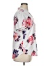 Ceasikery Floral Silver Short Sleeve Polo Size XL - photo 4