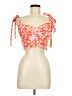 Boohoo Orange Sleeveless Blouse Size 8 - photo 1