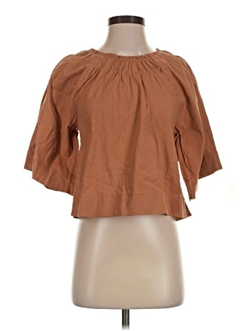 Everlane 3/4 Sleeve Blouse (view 1)