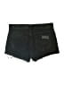 Express Jeans 100% Cotton Graphic Black Denim Shorts Size 8 - photo 2