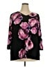 Chico's Black 3/4 Sleeve Blouse Size XXL (4) - photo 1