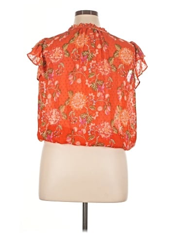 Rose + Olive Short Sleeve Blouse (view 2)