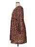 Shein Curve 100% Polyester Animal Print Brown Casual Dress Size 14 Plus (1) - photo 5