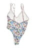 Unbranded Print White One Piece Swimsuit Size S (estimated) - photo 2