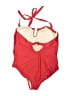 Kona Sol Solid Red One Piece Swimsuit Size 18 - photo 2