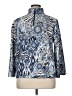 Weekends by Chico's Print Blue Blazer Size XL (3) - photo 2