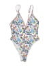 Unbranded Print White One Piece Swimsuit Size S (estimated) - photo 1