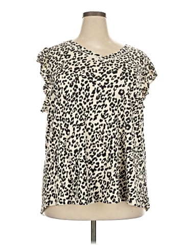 Maurices Short Sleeve Blouse (view 1)