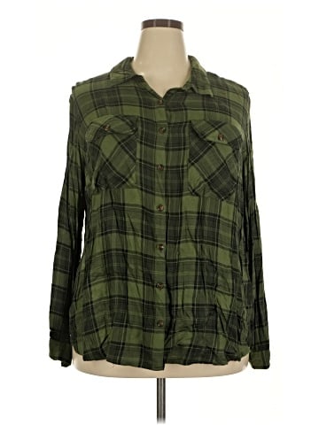 Terra & Sky Long Sleeve Button-Down Shirt (view 1)
