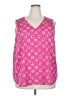 Ann Taylor LOFT 100% Polyester Pink Sleeveless Blouse Size 18 - photo 1