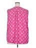 Ann Taylor LOFT 100% Polyester Pink Sleeveless Blouse Size 18 - photo 2