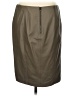 E3 by Etcetera 100% Leather Solid Tan Formal Skirt Size 8 - photo 2