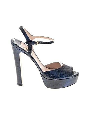 Miu Miu Snakeskin Heels (view 1)