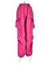 Shein 100% Polyester Pink Cargo Pants Size 2 - photo 2