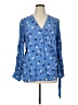 Talbots 100% Viscose Blue Kimono Size 1X - photo 1