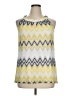 Tacera 100% Polyester Yellow Sleeveless Blouse Size 1X - photo 1