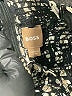 BOSS by HUGO BOSS Floral Black Long Sleeve Blouse Size 4 - photo 7