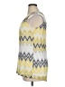 Tacera 100% Polyester Yellow Sleeveless Blouse Size 1X - photo 5