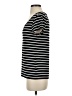 Max Studio Stripes Black Short Sleeve T-Shirt Size S (estimated) - photo 5