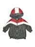 First Impressions 100% Polyester Color Block Gray Jacket Size 3-6 mo - photo 1