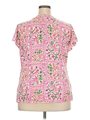 CeCe Short Sleeve Blouse (view 2)