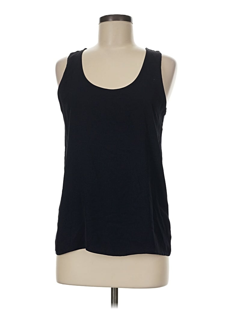 Pre-owned Ann Taylor Tank Top Black Halter Neckline Tops