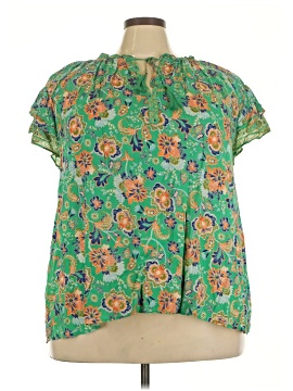 Rose + Olive Short Sleeve Blouse