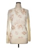 Talbots Floral Ivory Pullover Sweater Size XL - photo 1