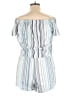 Splendid 100% Cotton Stripes Blue Romper Size L - photo 2