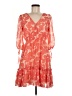 Taylor 100% Polyester Paisley Orange Cocktail Dress Size 6 - photo 1