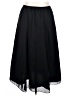 Anna Maxwell 100% Polyester Solid Black Formal Skirt Size 20 - photo 1