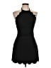 Commense Solid Black Cocktail Dress Size L - photo 1