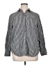 Gap Houndstooth Black Long Sleeve Button-Down Shirt Size XL - photo 1