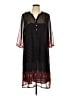 Mossimo 100% Polyester Paisley Black Casual Dress Size L - photo 1