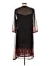 Mossimo 100% Polyester Paisley Black Casual Dress Size L - photo 2
