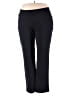 Lands' End Solid Black Active Pants Size 2X - photo 1